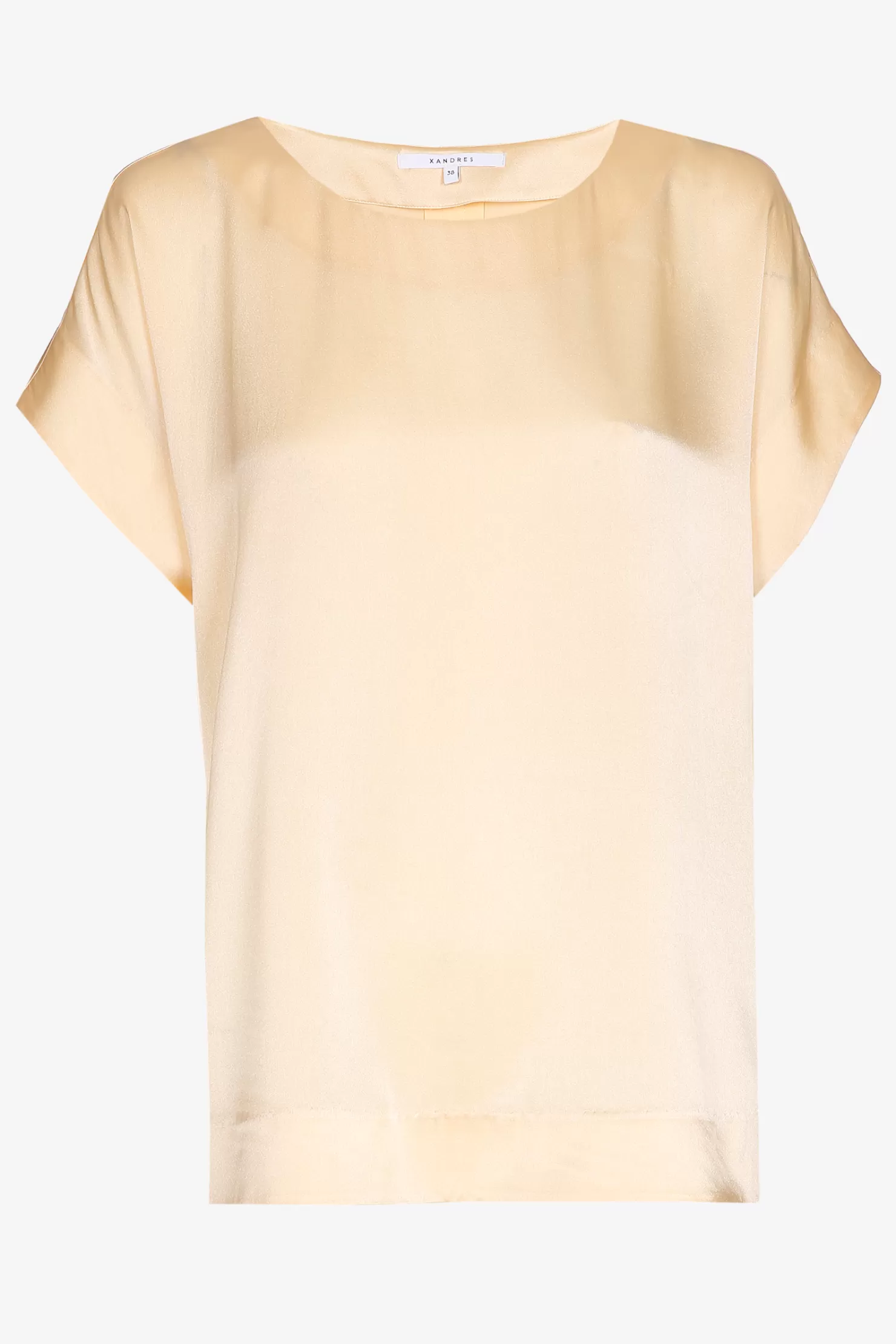 Xandres Zeitlose Bluse in Satin-Optik CHAMPAGNE Fashion